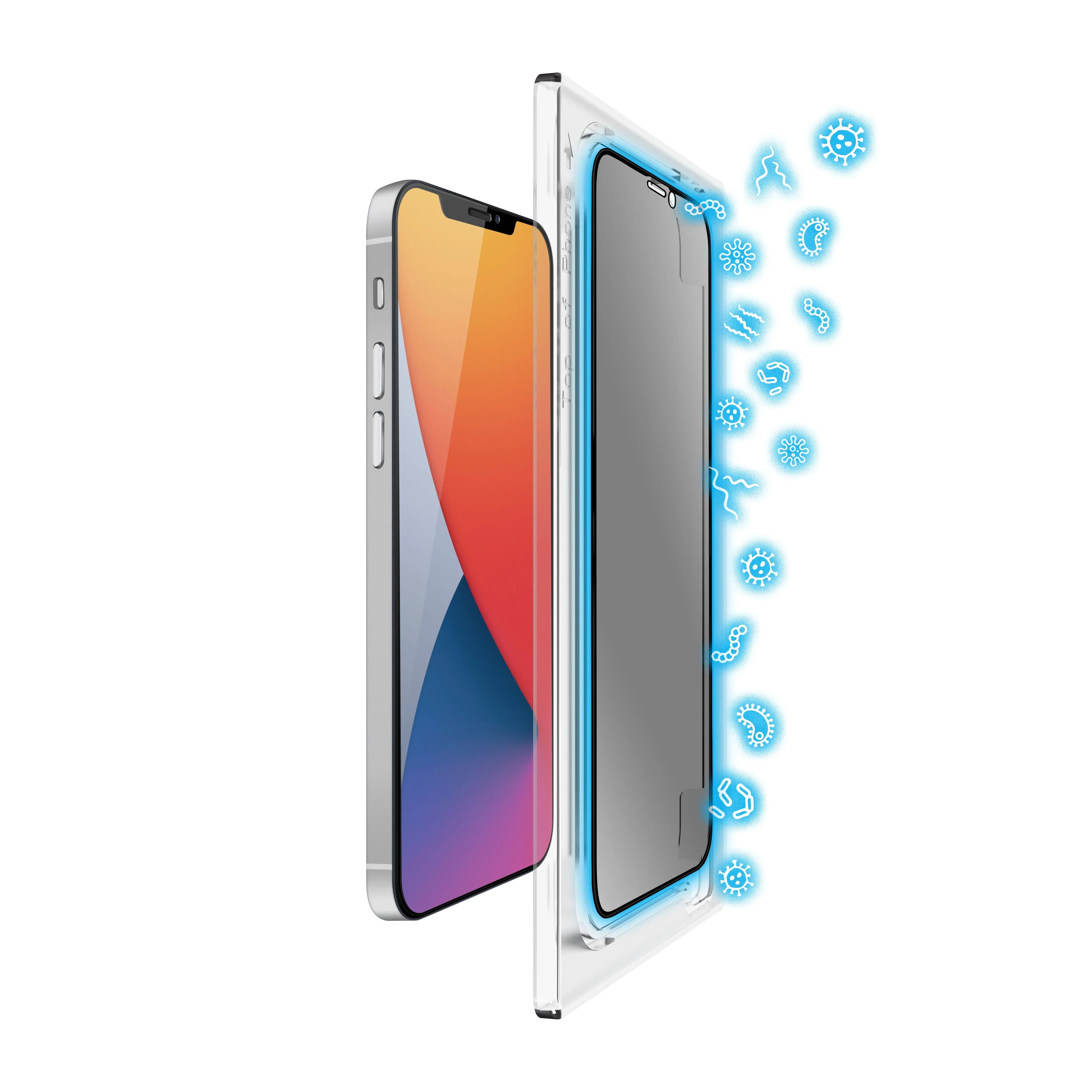 Torrii Bodyglass Anti-Bacterial Coating For iPhone 12 Pro Max - Privacy - Tashqila Torrii Bodyglass Anti-Bacterial Coating For iPhone 12 Pro Max - Privacy - Tashqila
